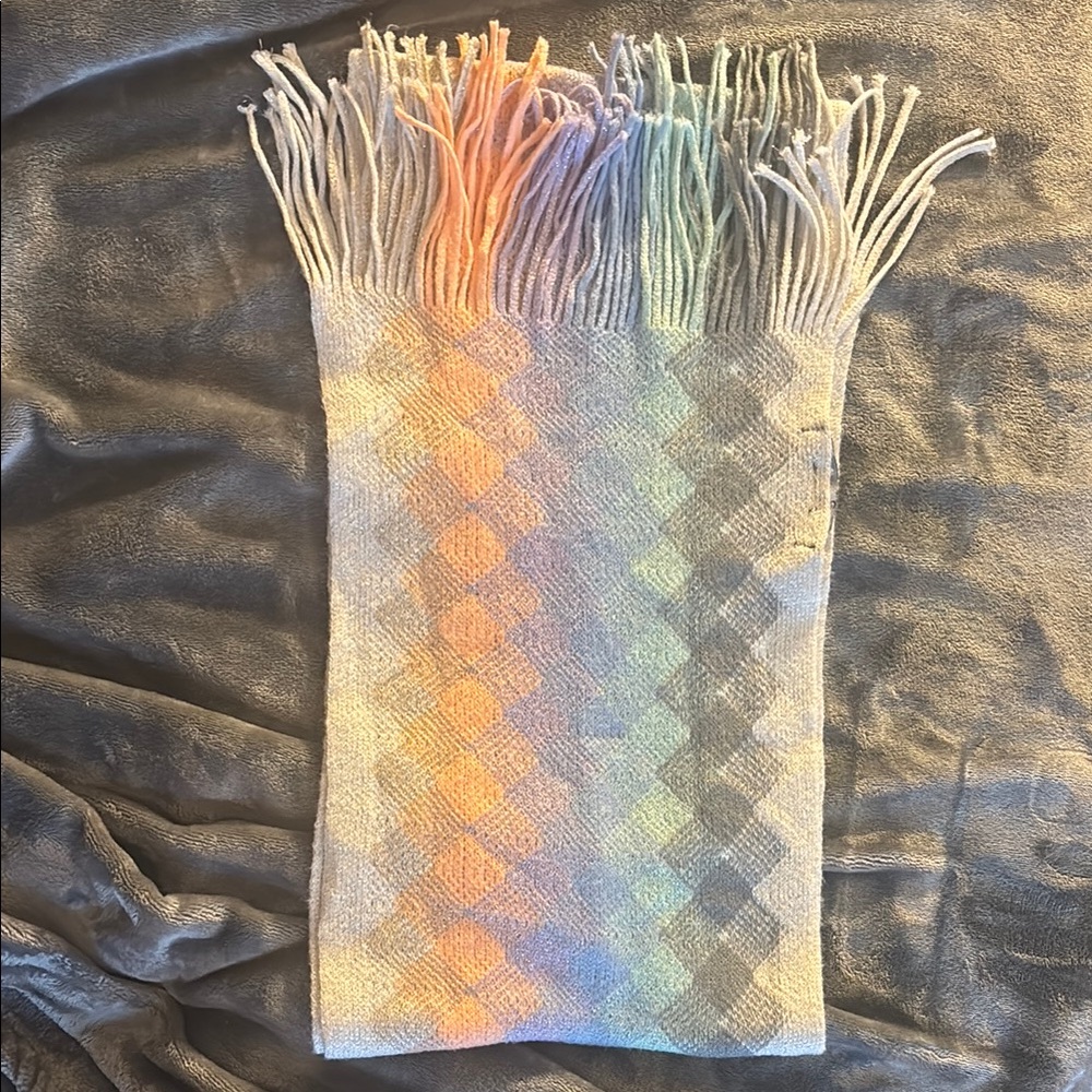 Cejon Multicolor Knit Scarf - Picture 2 of 4